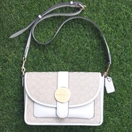 Tas Coach ori white, tas bahu Coach, mulus, preloved