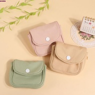 AROMA Mini Portable Coin Purse, Canvas Card Organizer Student Simplicity Wallet, Small Lipstick Bag 
