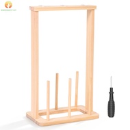 6 Spool Yarn Holder for Crocheting Wooden Crochet Yarn Holder Crochet Present for Knitting Lover SHO