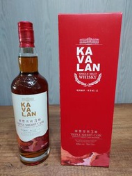 Kavalan Triple Sherry Cask Single Malt Whisky　噶瑪蘭層豐雪莉三桶單一純麥威士忌700ml Abv 40%