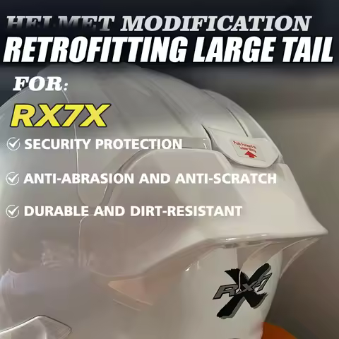 Motorcycle Rear Trim Helmet Spoiler Helmet Spoiler Accessories For ARAI RX7X RX-7X RX7V EVO Chaser-X