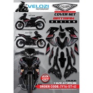 coverset Velozi Batman Y16 Siap Tanam Merah Purba Y16 Purple Purba Y16 Batman Hitam