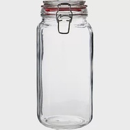 《Premier》扣式玻璃密封罐(紅2L) | 保鮮罐 咖啡罐 收納罐 零食罐 儲物罐