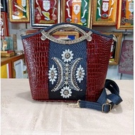 Tas tangan wanita bordiran khas Aceh/handbag khas Aceh/tas selempang