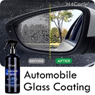 H4Cacle Water Repellent Spray Anti Rain Coating for Car Glass Hydrophobic Anti-rain Liquid Prevention of SewageRadiation Hazards