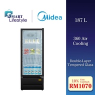 Midea 187L Showcase Chiller 360° Air Cooling MDRZ262FGG30