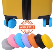 [ Wholesale Prices ] Noise Reduce Cart Caster Cover / Travel Luggage Wheel Silicone Guard Sleeve / Wear-resistant Suitcase Wheels Sheath / Furniture Casters Protecting Case