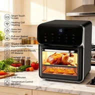 10L Air Fryer Touch Digital Display Multifunctional Steam Oven 10L Household Steam Air fryer Oven On