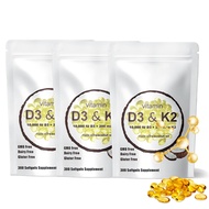 Vitamin D3 K2,900 Pcs,K2 D3,Supplement Softgel,10000 IU VIT D3 + 200 MCG Vitamin K2,vitamin d3 k2,k2