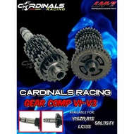 CARDINALS RACING GEAR BOX COMP WITH GEAR SHIFT DRUM MODIFY 6 SPEED Y16ZR/ LC135 / SRL115FI GEARBOX