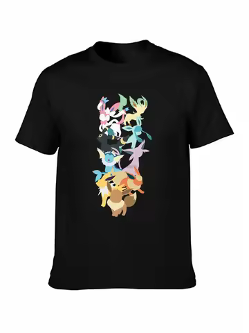 Men tshirt EEVEE EVOLUTION Eeveelution T Shirt women T-Shirt tees top