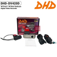 4K Front + 2K Rear Dashcam Digital Video Recorder - Dashcam DHD-DV420D