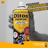 Fast Ship Out 9128 Diton Premium Clear Coat Spray Paint 9128 Clear Gloss Activator 400ml