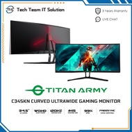 Titan Army 34inch Curved Ultrawide 2K 120Hz 1ms Gaming Monitor (C34SKN)