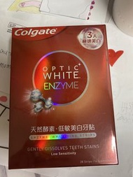 Colgate Optic White Enzyme 美白牙貼