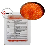 Processed Salmon eggs - Ikura Salmon Roe 200g/box