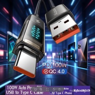 【In stock】Mcdodo USB To Type C 100W Cable (Auto Power Off Data Cable) Fast Charger for huawei realme