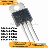 5PCS BTA24-600CW BTA24-600BW BTA24-600SW BTA24-800BW BTA24-800CW TO-220 Field Effect Transistor