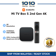 [GLOBAL VERSION] Xiaomi Mi TV Box S 2nd Gen 4K HDR Android TV Box | Google Assistant - 1 Year Warranty