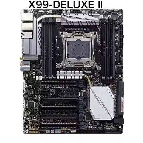 For ASUS X99-DELUXE II Motherboard PCI-E3.0 M.2 LGA 2011 V3 DDR4 ATX X99 Mainboard 100% Tested OK Fu