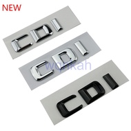2024 NEW 3D ABS Car Rear Trunk Emblem Badge Decal CDI Sticker For Mercedes Benz GLA G55 SL C63 E63 C