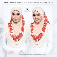🌸TUDUNG DALILA - SAIZ M🌸 TUDUNG 3 LAYER - BRAND EZZUFIRDA