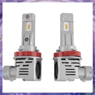 (Y W Z H)H11 H8 H9 H16 LED Headlight Bulbs 12000Lm Per Set 6500K Cool White Wireless Headlight LED B