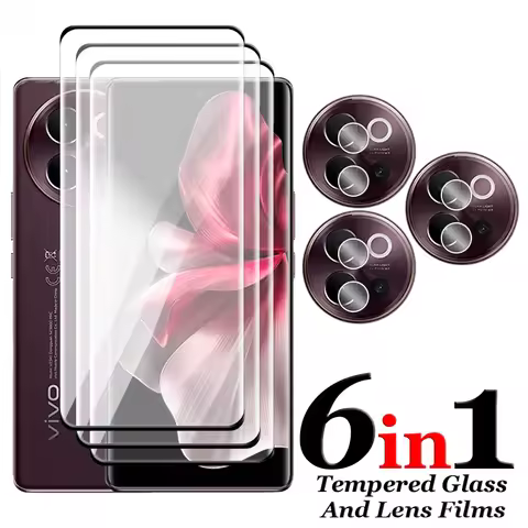 For Vivo V40 Lite 5G Glass 6.78 inch Full Cover 3D Curved Screen Protector For V40 Lite Tempered Gla