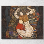 Young Mother Egon Schiele esh9 Canvas Print