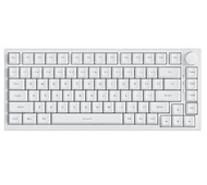 Ajazz AK820 BLACK/white /Switch 82Key Gasket Hotswap Wired Mechanical Keyboard รับประกันสินค้า 1 ปี