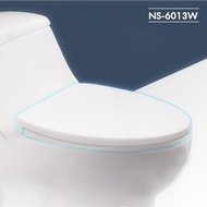 NASCO ฝารองนั่งแบบหน้ายาว NS-6012W NS-6013W OS-6114W ฝารองชักโครก ฝาชักโครก Saft close