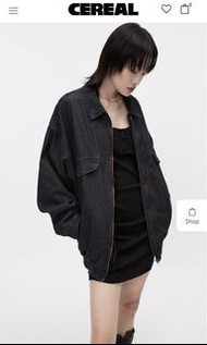 Cereal Outfit 寬鬆單寧教練夾克外套