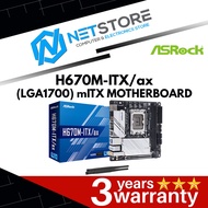 ASROCK H670M-ITX/ax (LGA1700) mITX MOTHERBOARD - ASRK-H670M-ITX/AX