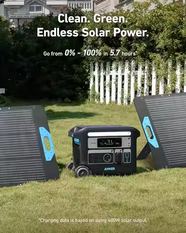 FAST SALES%%%%/////\\\\Anker SOLIX F2000 Portable Power Station, PowerHouse 767 2400W Solar Generato