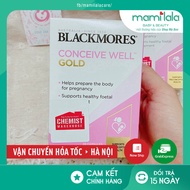[Chemist stamp] Blackmores Conceive Well Gold fertility pills - Australia