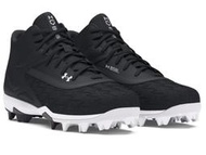 棒球帝國- ⚾ UNDER ARMOUR Leadoff Mid 3.0 高筒棒壘球膠釘鞋 3027446-001🔥