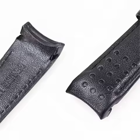 21mm Breathable Leather Watchband for Seiko Watch Strap Sportura Series Barcelona SNAE SNP SRG SUN S
