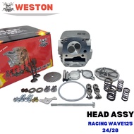 WESTON ALPHA HEAD WAVE125   SRL115FI  MIO/F100/EGO-4V ASSY NO CNC 19-22, 22-25,24-28