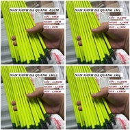 Luminous green carbon slats, vip banana green 85cm-1m1-1m25-1m4 to make kites from 1m7 to 4m5