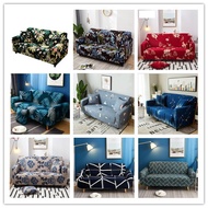 SG *1/2/3/4 Seater Sofa Cover Elastic Sofa Cover/Sofa Cover L Shape Sofa Cover Protector Couch Cover free 1 Pillow cover