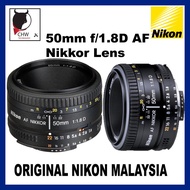 Nikon 50mm f/1.8D AF Nikkor Lens ORIGINAL NIKON MALAYSIA