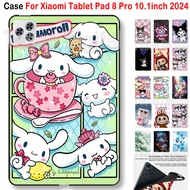 For Xiaomi Tablet Pad 8 Pro 10.1inch 2024 Fashion Cartoon Painting BUBU TPU Shockproof Back Cover Xi