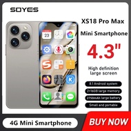 SOYES XS18 Pro Max Mini Smartphone 4.3Inch 2GB RAM+16GB ROM 4G Network Full Band 2750mAh Mobile phon