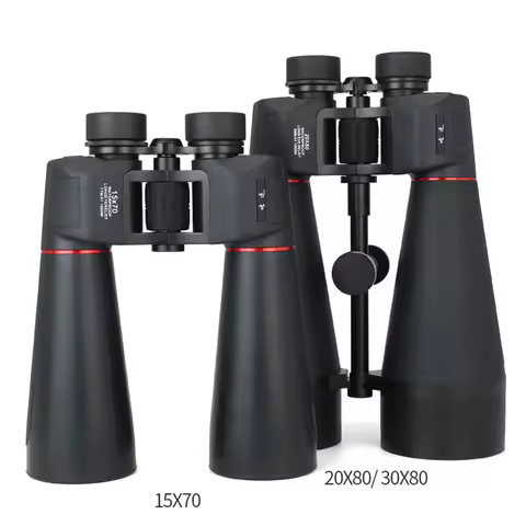 15X70/20X80/30X80 Binoculars Reinforced Version Waterproof High Power HD Spyglass Central focusing T