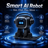 AI Cyber EMO Robot Meja Interaktif ChatBot Pergerakan Muzik Haiwan Peliharaan Elektronik