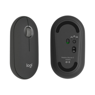 MOUSE (เมาส์ไร้สาย) LOGITECH M350 M350S PEBBLE Bluetooth Mouse Warranty 1 - Y