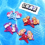 「my little pony 彩虹小馬 髮夾 @公雞漢堡」