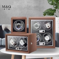 MELANCY   Luxury Brand Wood Watch Winder High-End 124 Slot Automatic Watch Box with Mabuchi Moto Watch Cabinet Clock