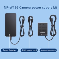LLLLano NP-W126/NP-W235อะแดปเตอร์ AC ดัมมี่แบตเทอรี่สำหรับ XT3ฟูจิ XT30 XT50 XS10 X100V กับตัวแปลง D