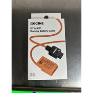 ZGCINE LP-E17 Dummy Battery with D-Tap Connector Power Cable 60cm Long D-Tap to LP-E17 Dummy Battery